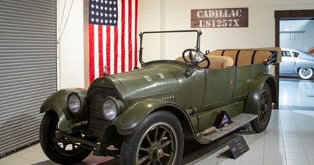 The Restored 1918 Liberty Bell Cadillac Us1257x On Display The Henry Ford Museum In Dearborn, Michig