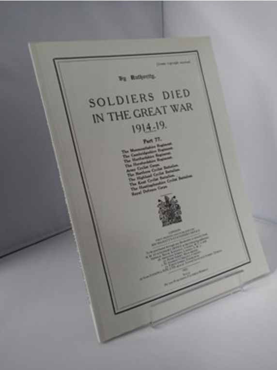 Soldiers Died In The Great War (1)