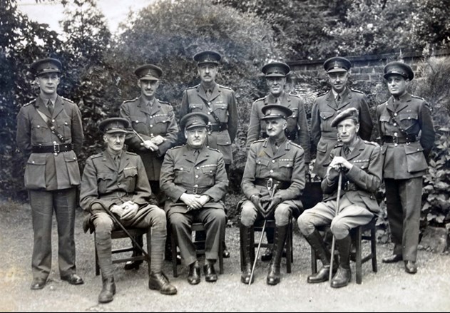 Dowding In The Second World War. He Is Seated Second From The Right And Is Looking Slightly Away From The Camera