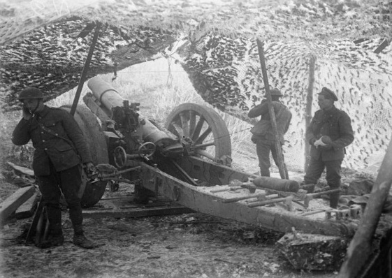 British Artillery At Cambrai