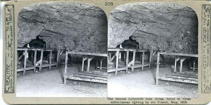 Stereoscope Image Of The Labyrinth