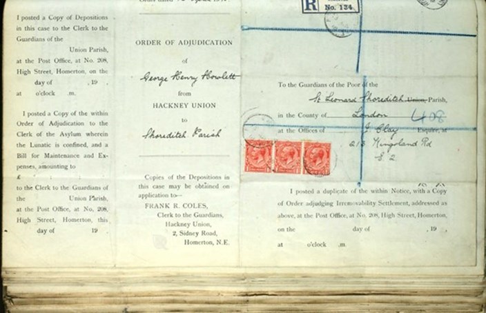 Part Of The Official Order For Removal Of A Lunatic