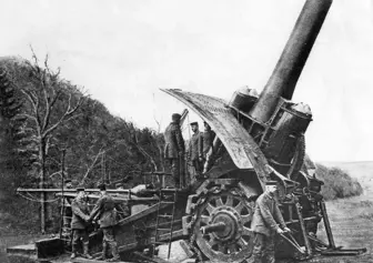 Howitzer Big Bertha Western Front 1914