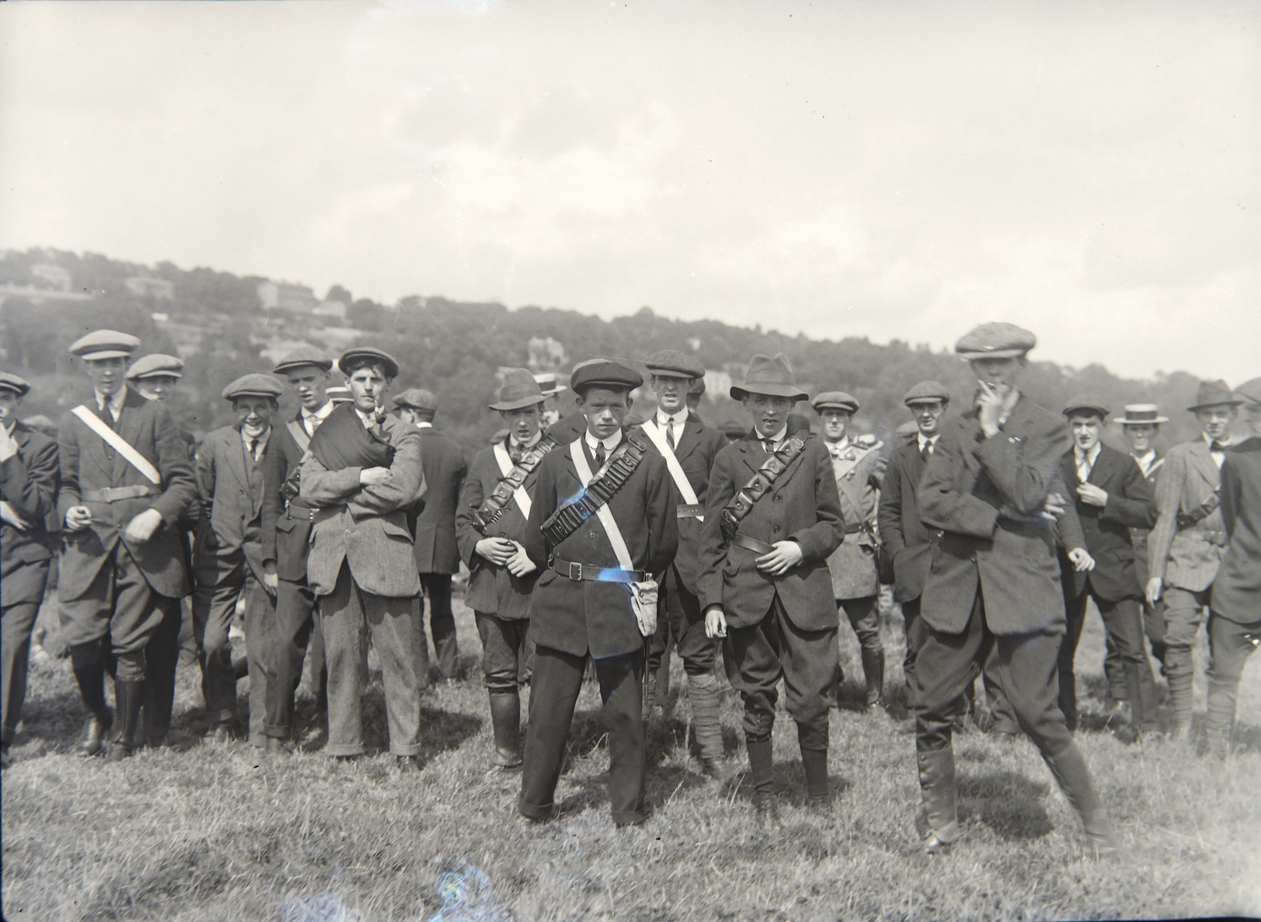 1989.48 P6.2 Photo Cork Camera Club Irish National Volunteers At Field Work