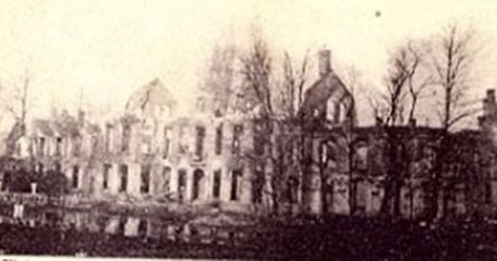 Hooge Chateau Some Weeks After Roofless And A Semi Ruin