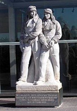 The Sculpture Of Alcock And Brown