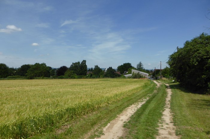 The Track Running South Of The Village Of Bouffignereux