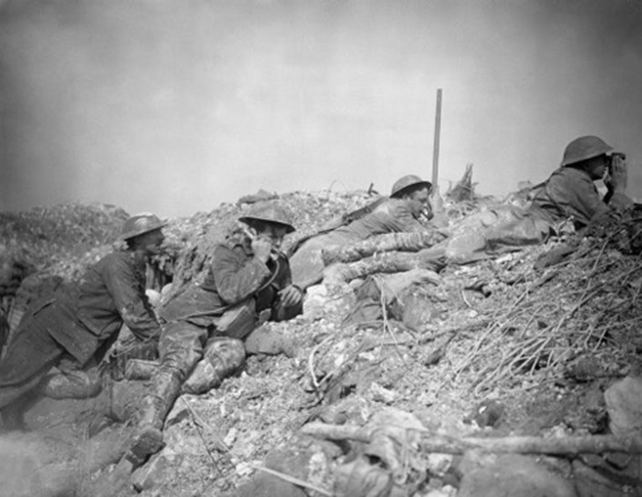 A Royal Artillery FOO Reporting On The Accuracy Of Fire On The Arras Sector, 8 April 1917