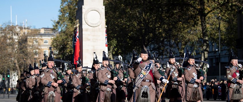 The WFA Commemoration Event at the Cenotaph 2024