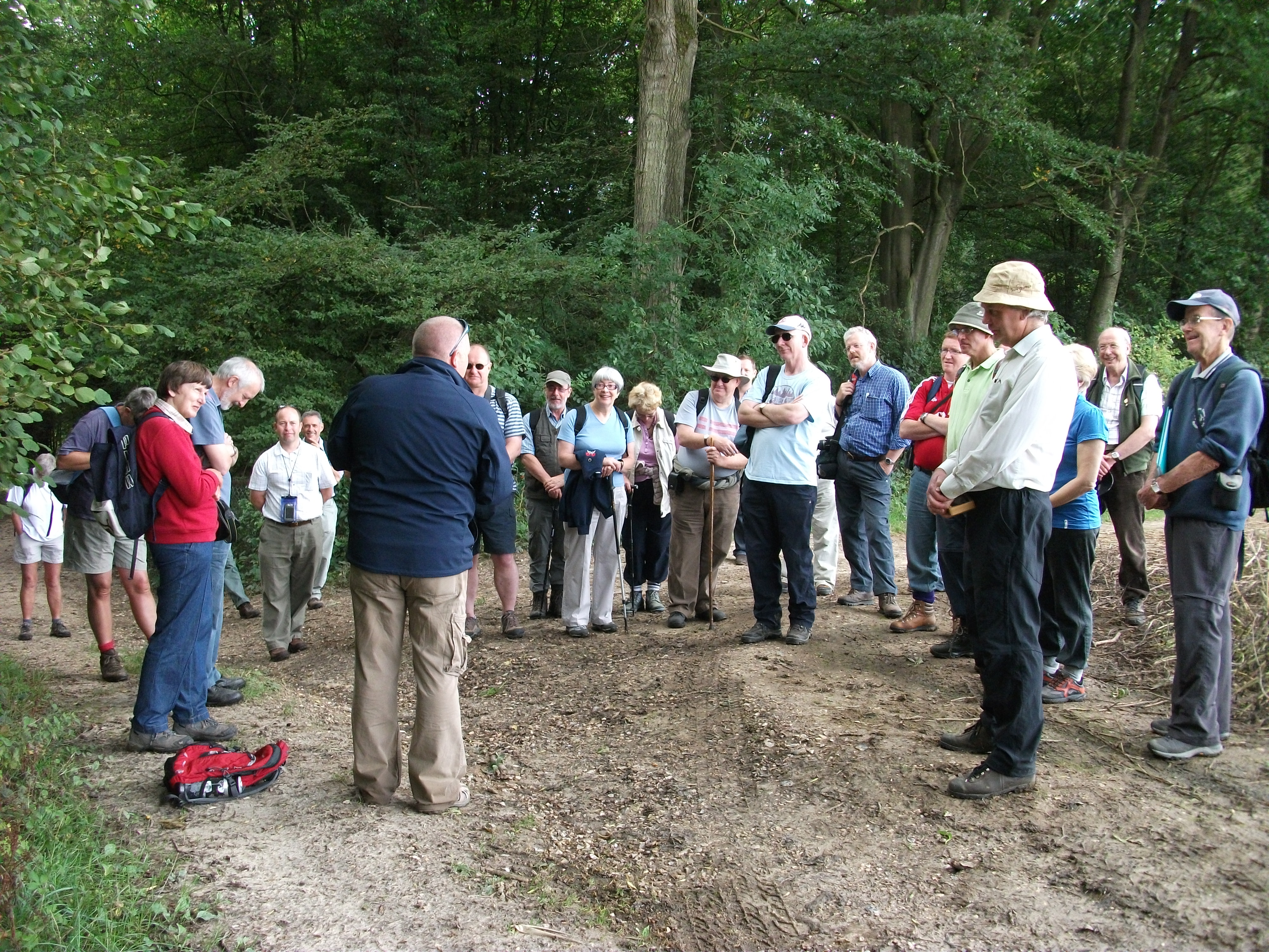 Western Front Association members on a trip to the battlefields