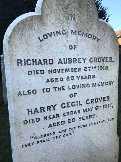 Richard Aubrey Grove’S Headstone