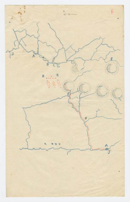 Aerial Photograph Derived Sketch Map. 'The Body Snatchers' Trench Raid At Roclincourt