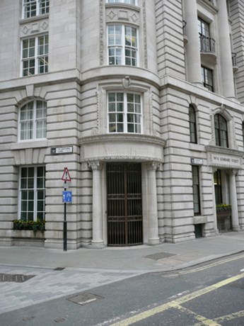 The Scottish Provident Building, On The Corner Of Lombard Street And St Swithin's Lane, In London
