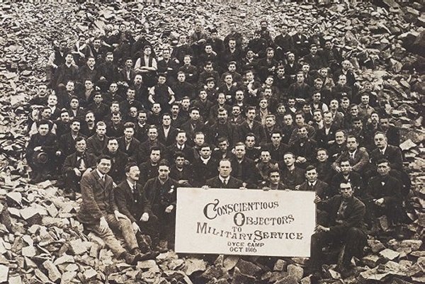 Dyce Camp Quarries Conscientious Objectors (1916 Public Domain)