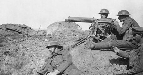 Vickers Machine Gun In The Battle Of Passchendaele September 1917