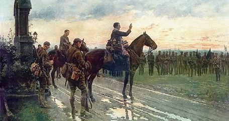 The Last General Absolution Of The Munsters At Rue Du Bois. Originally Published In The Sphere 27 November 1916, The Original Was Destroyed During The 'Blitz' Of London In The Second World War.