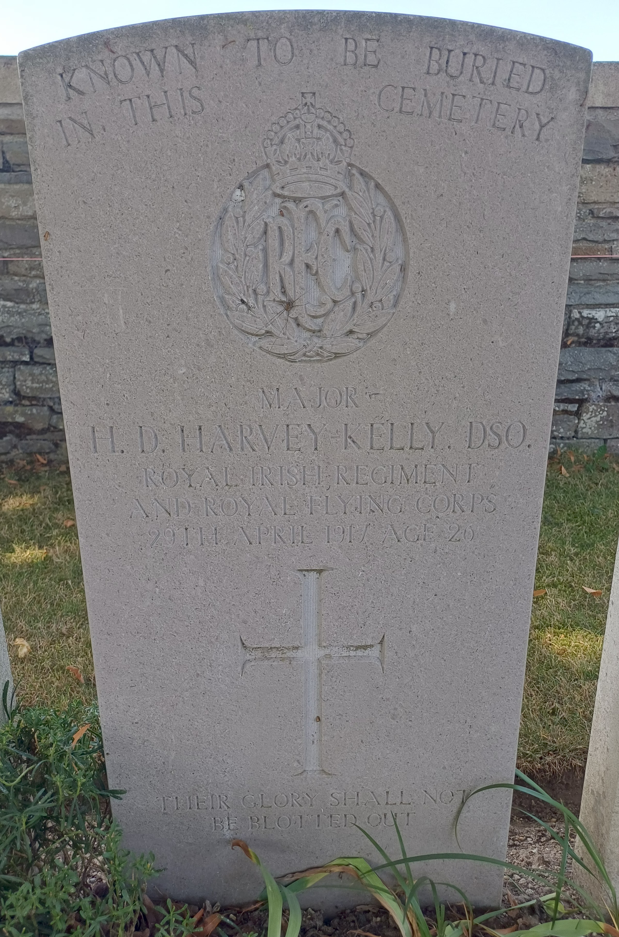 Harvey Kelly Headstone