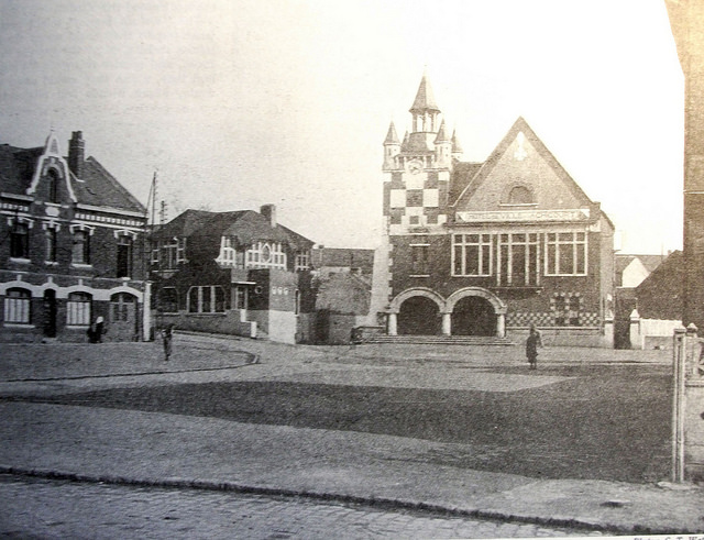Village Square In The 1930S