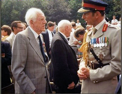 Harry Fellows With Duke Of Kent At Thiepval