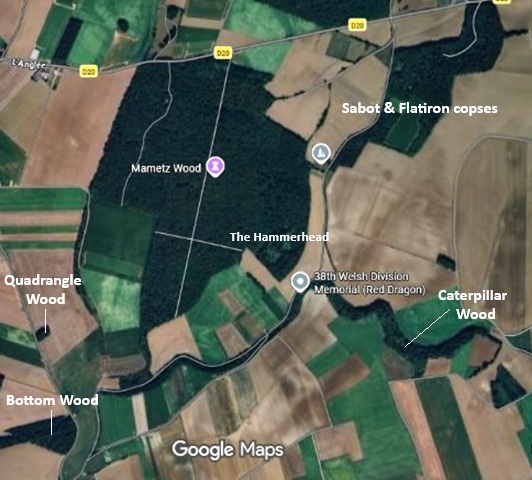 Mametz Wood Google Maps