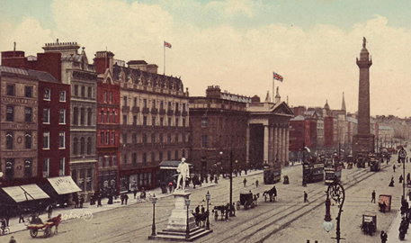 The GPO And Nelson's Pillar (C.1908)