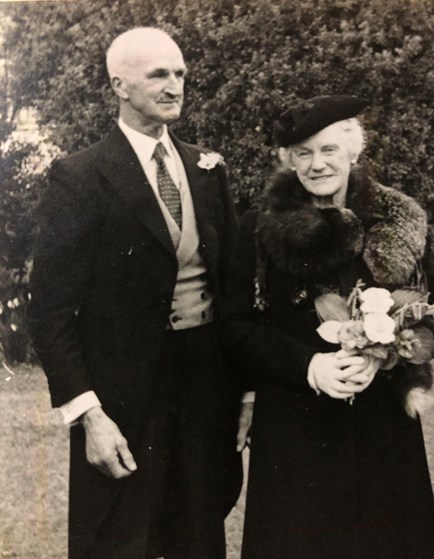 Charles And Alice This Photo Was Taken At The Wedding Of His Son (By His First Marriage), In 1946.