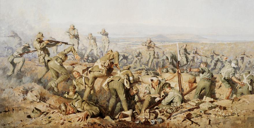 The Battle Of Chunuk Bair, 8 August 1915, By Ion G. Brown, 1990.