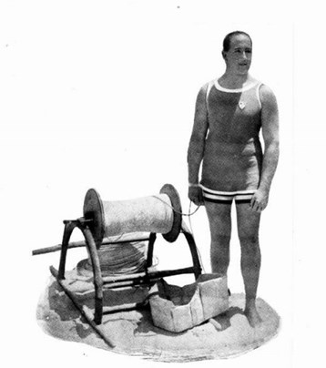 Surfing at Manly Beach and Cecil with life saving equipment