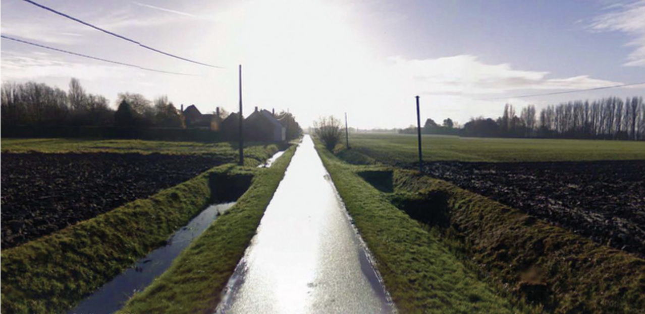 The Battlefield Today Seen From The Apex Of The Salient