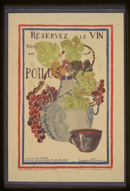 French Wine Poster