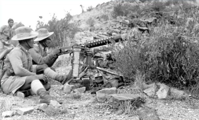 Gurkha Vickers MG Team