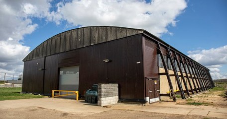 Close Up To The Hangar