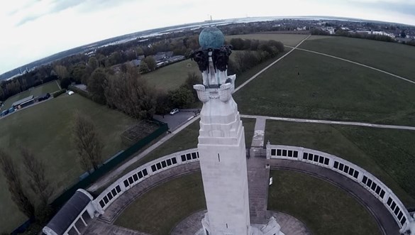 The Chatham Memorial (Above WW2 Cemeteries, Below Author's Collection)
