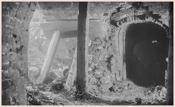 The Cellars Under Mouquet Farm. Practically A Fortress, Very Fierce Fighting Took Place For Its Possession, And It Changed Hands Several Times