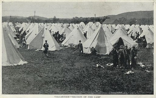 Valcartier Section Of The Camp