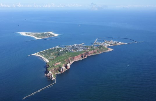 An Aerial View Of Heligoland