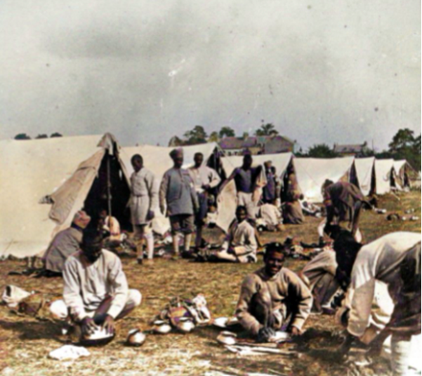 The Indian Army In Flanders (Eating Breakfast)