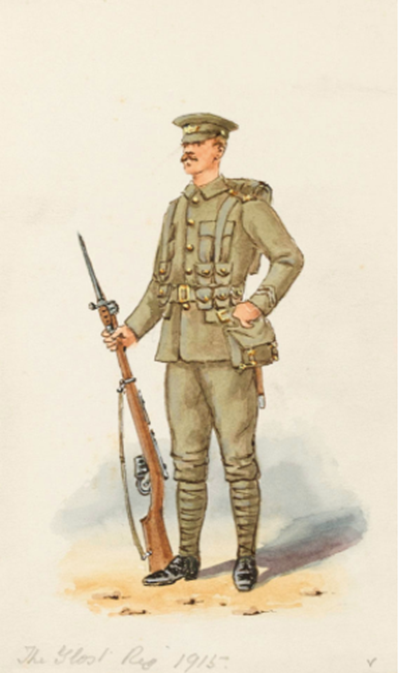 Glos Regt Pte 1915