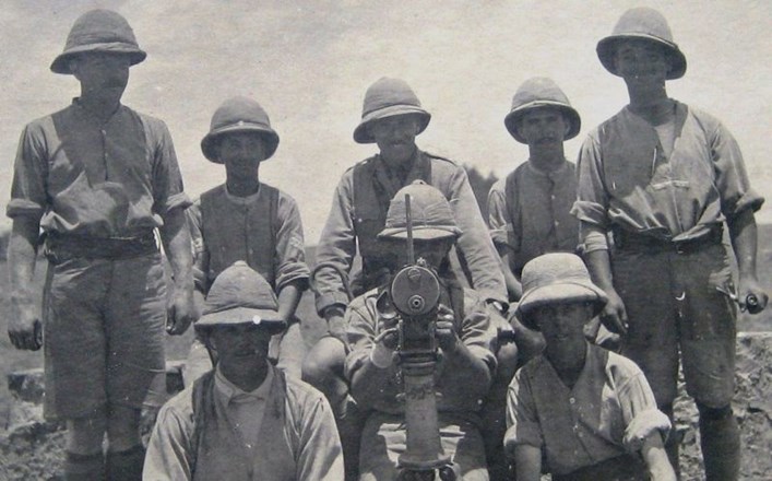 A Loyal North Lancs Machine Gun Team