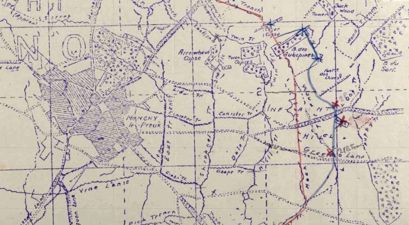 Trenches At Monchy In June 1917