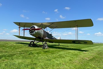 Sopwith 1½ Strutter takes flight