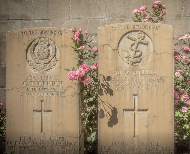 Thornton And Vallis – Special Memorials (Or 'Kipling Stones') At Tehran War Cemetery.