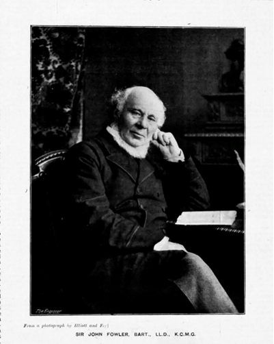 Sir John Arthur Fowler, 1St Baronet