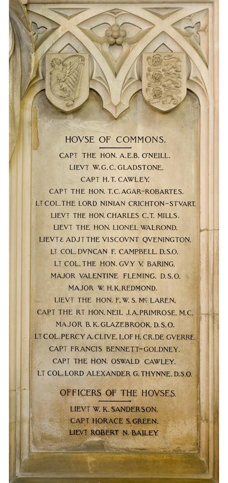 Parliamentary War Memorial In Westminster