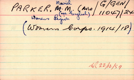 Pension Card For Muriel