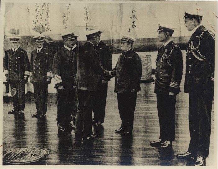 Kyōsuke Eto Being Introduced To HM King George V.
