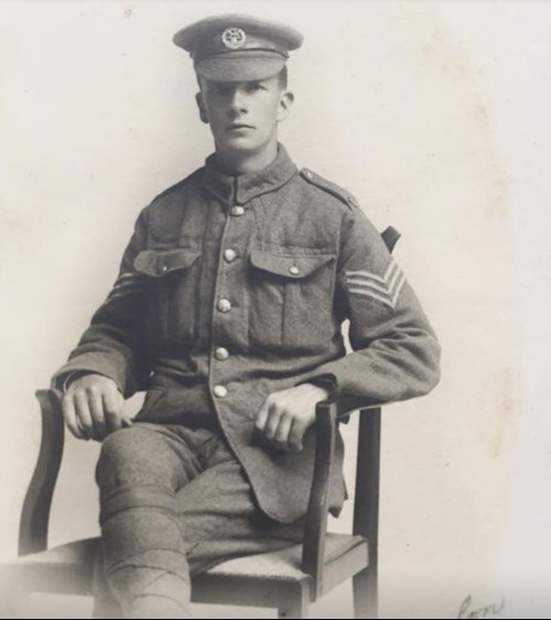 Leonard Maidment Ww1 Soldier Hampshire Regiment
