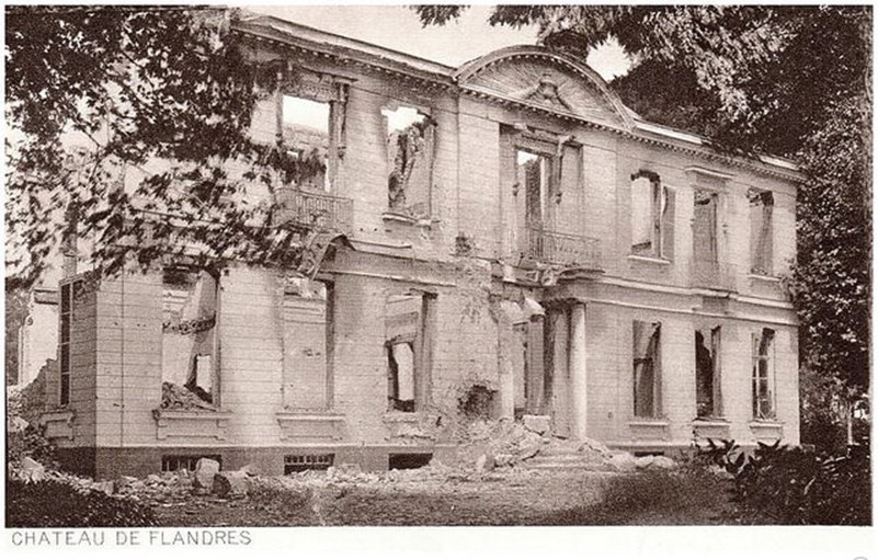 Chateau De Flandres, After Taking Damage. Image Courtesy Alain.Tairnaite.Free.Fr