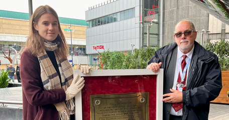 Elizabeth Graham, Station Manager At Birmingham New Street And Andrew Hall, Railway Chaplain With Sa