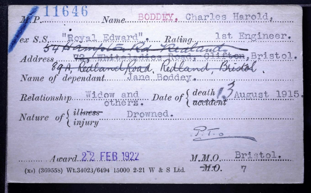 Boddey Charles Harold